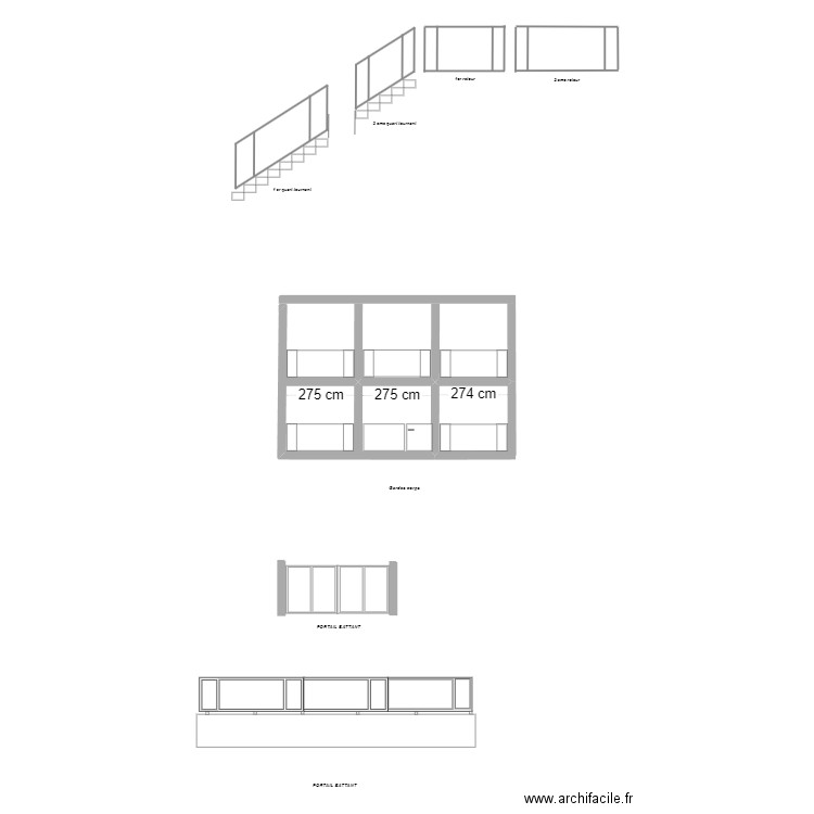 Gardes corps portail et autres. Plan de 0 pièce et 0 m2