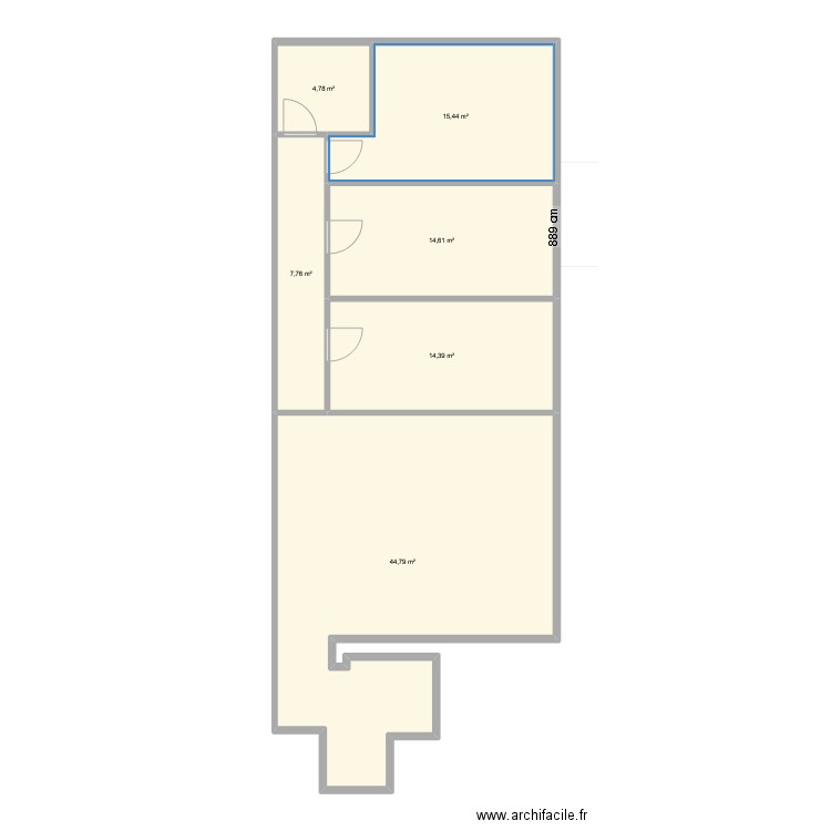 Imhaus. Plan de 6 pièces et 102 m2