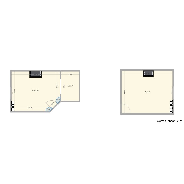 La Maison de JM. Plan de 3 pièces et 41 m2