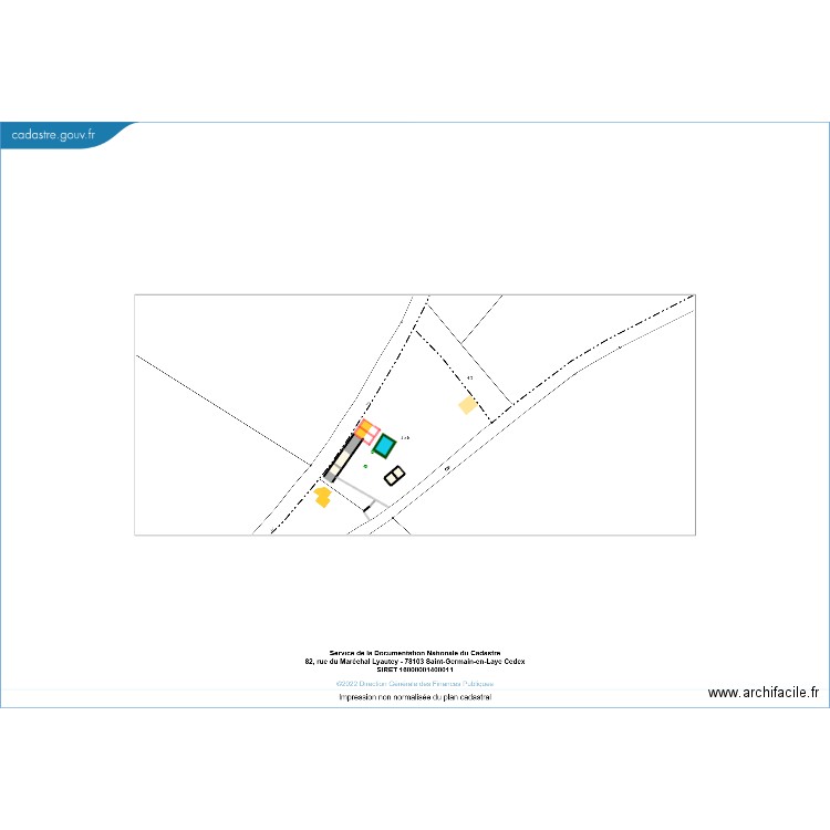 Plan coté. Plan de 5 pièces et 1033 m2