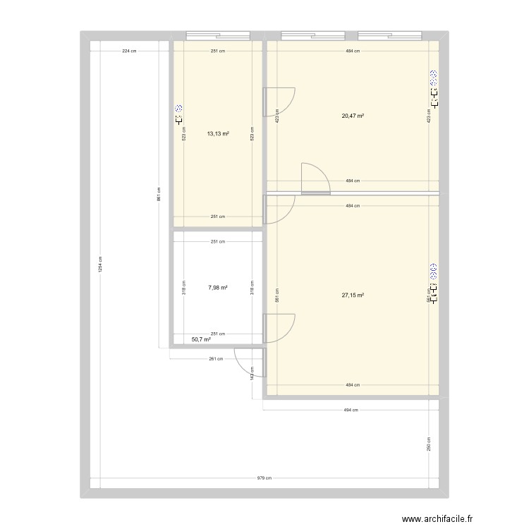 Inter CSE Nexter Versailes. Plan de 5 pièces et 119 m2