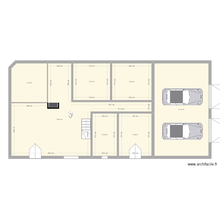 Quentin, nv haut. Plan de 7 pièces et 179 m2