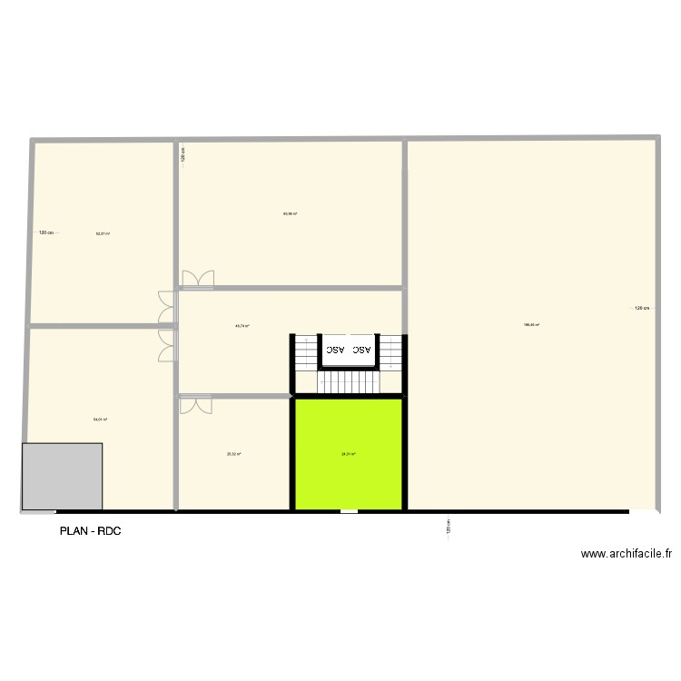 TERRAIN AMATH SAINT LOUIS VIDE. Plan de 8 pièces et 842 m2