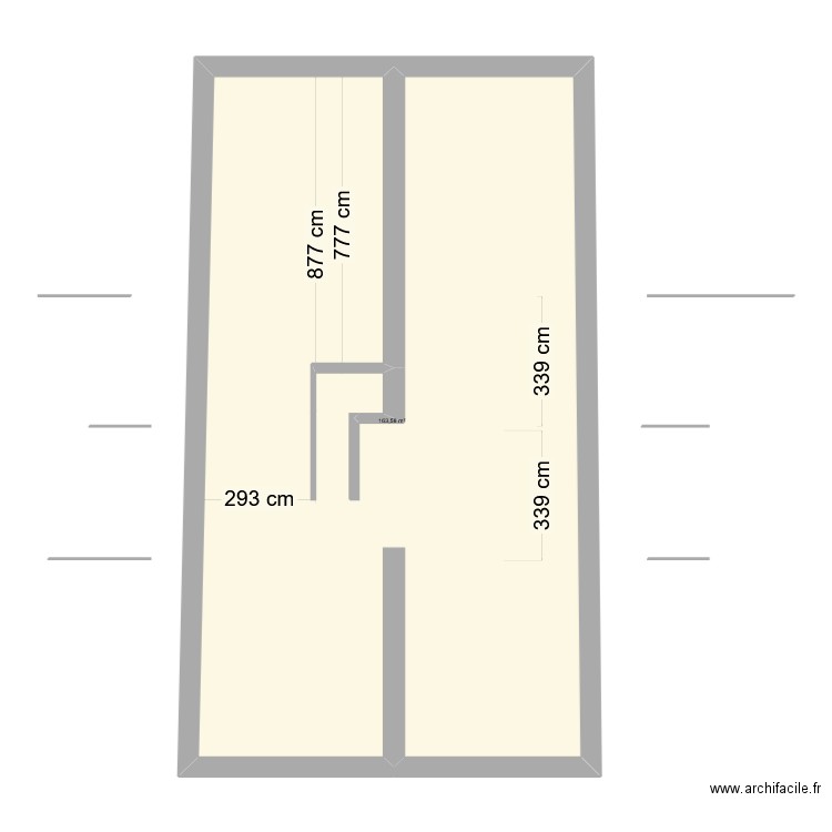 plan logement 1 etage ( dessus Richard ) bis. Plan de 1 pièce et 164 m2