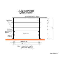 Garde coprs mezzanine Gauche