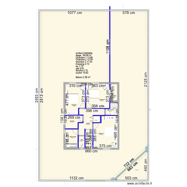 terrain villelongue dim ok maison calvet agrandie. Plan de 20 pièces et 565 m2