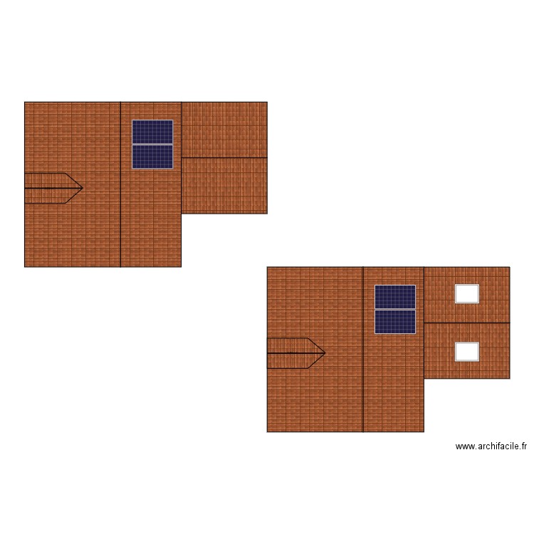 EDL - Villefranche toiture. Plan de 0 pièce et 0 m2