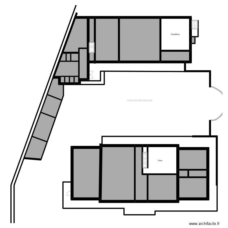 Ecole maternelle Cousolre RDC. Plan de 56 pièces et 926 m2