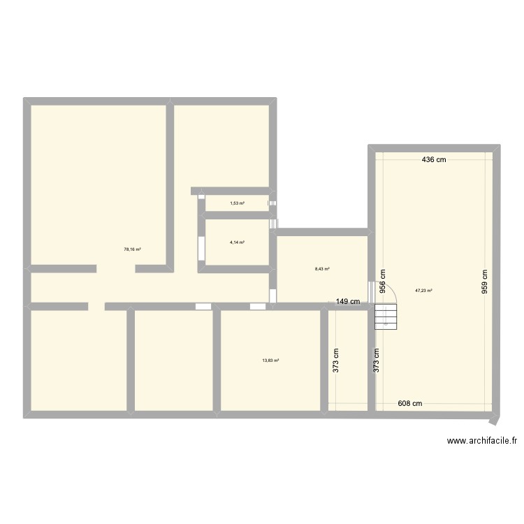 SENAS 2. Plan de 6 pièces et 153 m2