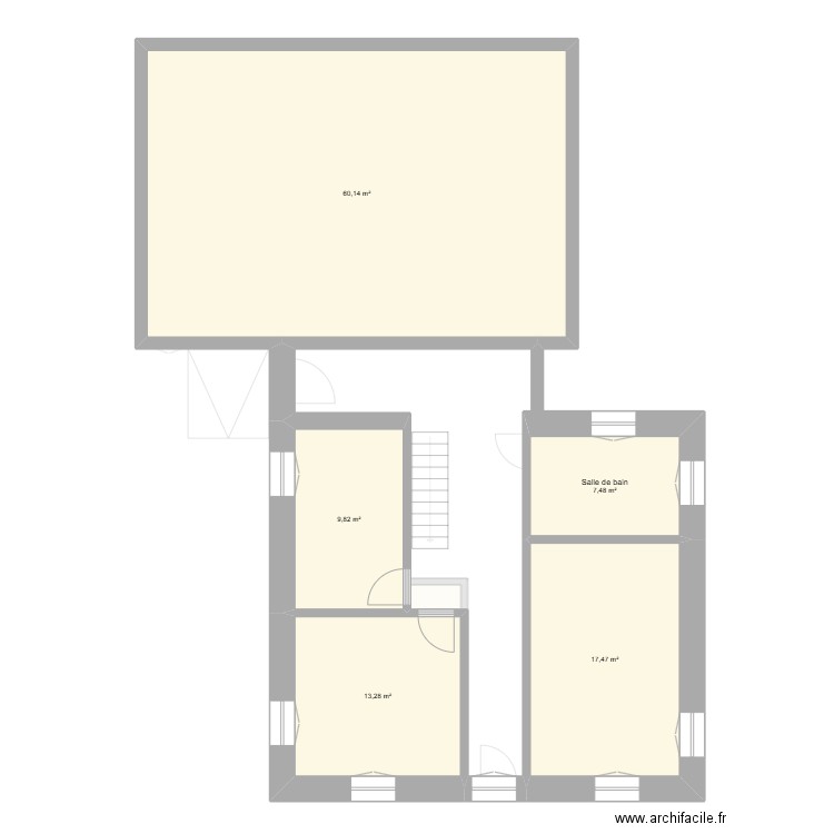 Bonfol. Plan de 12 pièces et 216 m2