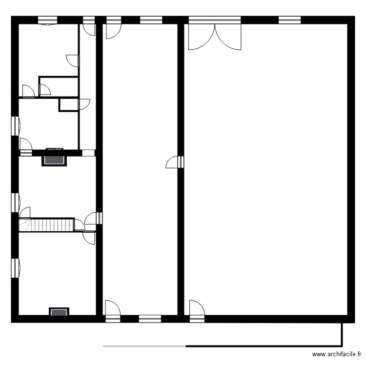 AUBRY rouvrois. Plan de 26 pièces et 1192 m2