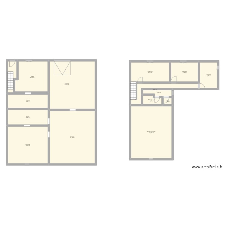 Nouveau 1 Merindol. Plan de 14 pièces et 282 m2