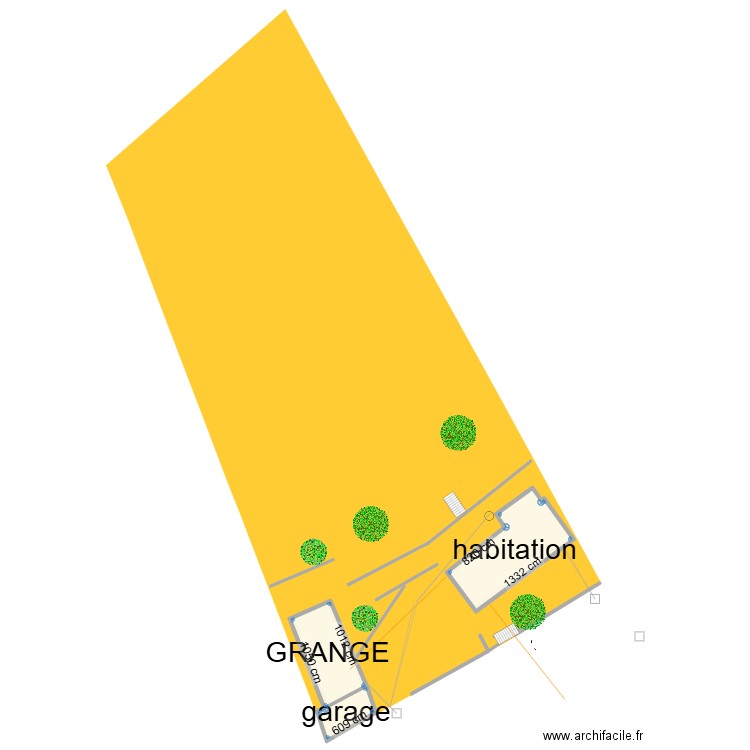 grange decazeville 6. Plan de 3 pièces et 149 m2