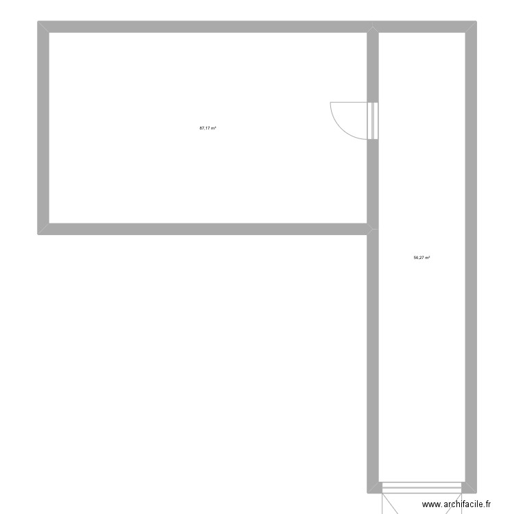 Lixhausen . Plan de 2 pièces et 143 m2