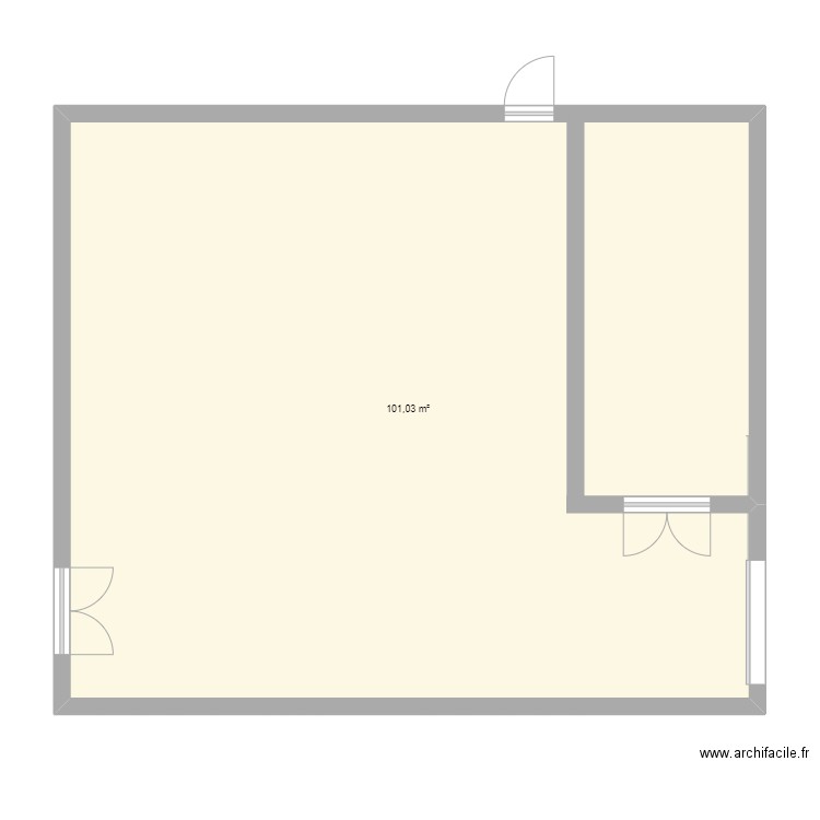 Stockage 28I BB. Plan de 1 pièce et 101 m2