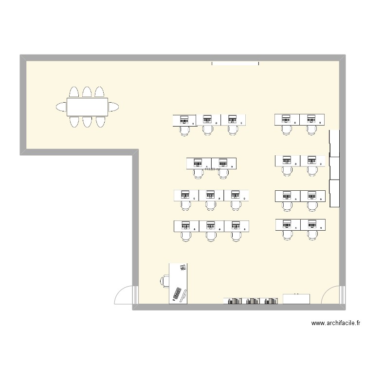 CE1 CE2. Plan de 1 pièce et 113 m2