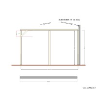 PLAN EN COUPE TOITURE TERRASSE