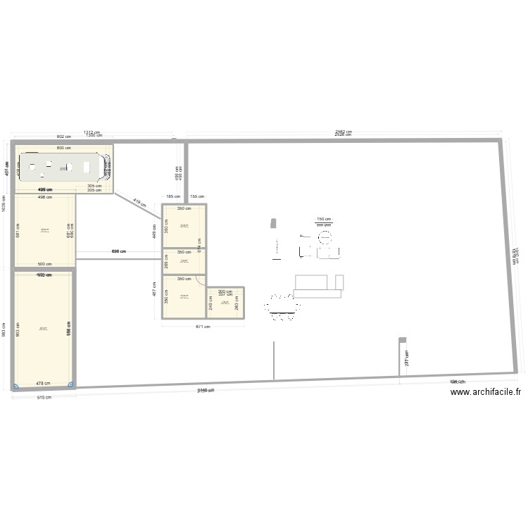 VALOGNES 20. Plan de 7 pièces et 146 m2