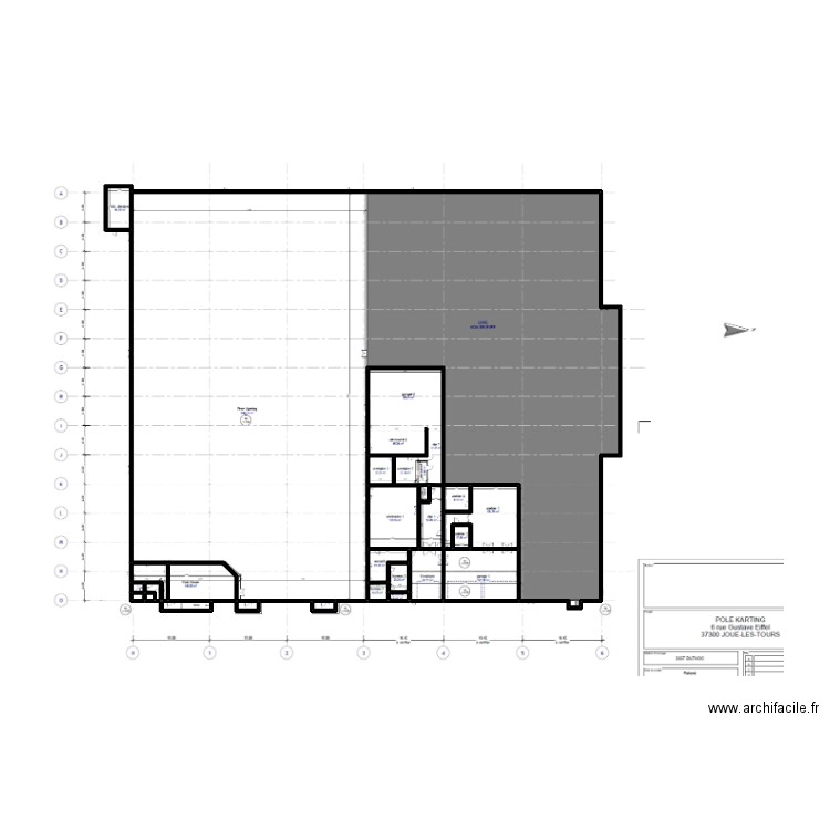 28997 - croquis. Plan de 22 pièces et 82 m2