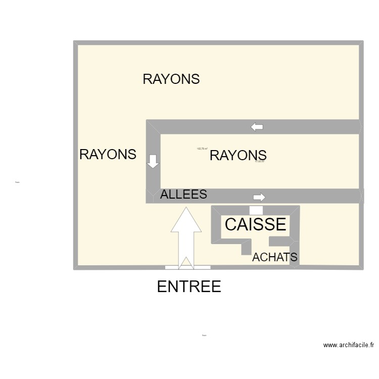 PLAN GAP 2. Plan de 2 pièces et 231 m2