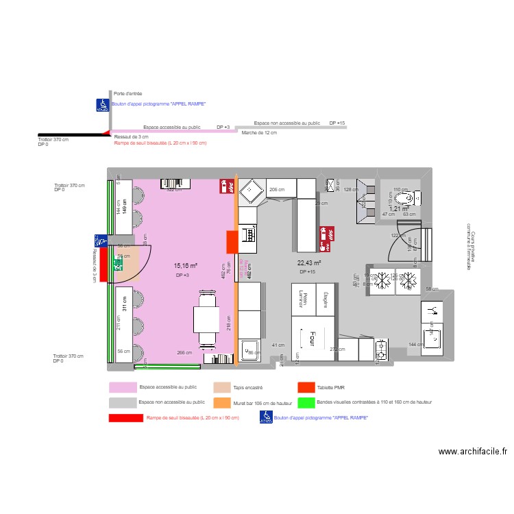 DIV'IN HOUSE APRES AMÉNAGEMENTS. Plan de 4 pièces et 40 m2