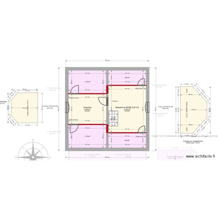 ML24017952 STEYAERT Port-des-Barques. Plan de 18 pièces et 160 m2