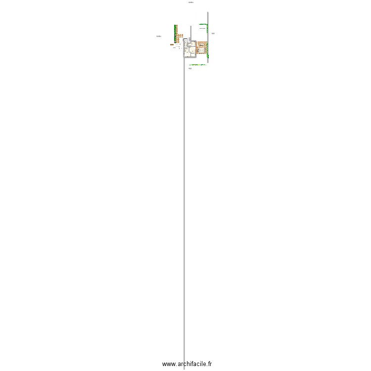 Maison Hermanville NH version sans bureau 1. Plan de 13 pièces et 251 m2