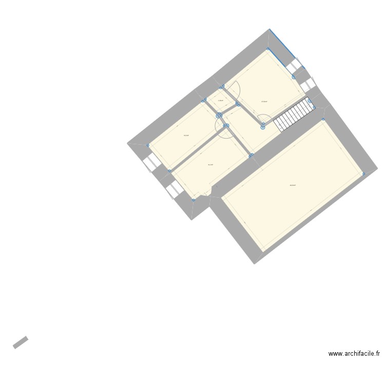 MAISON CADASTRE. Plan de 5 pièces et 103 m2