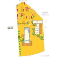 Cadastre St Eloy - Salle réception 4 avec extension 2 50 m2 et etage