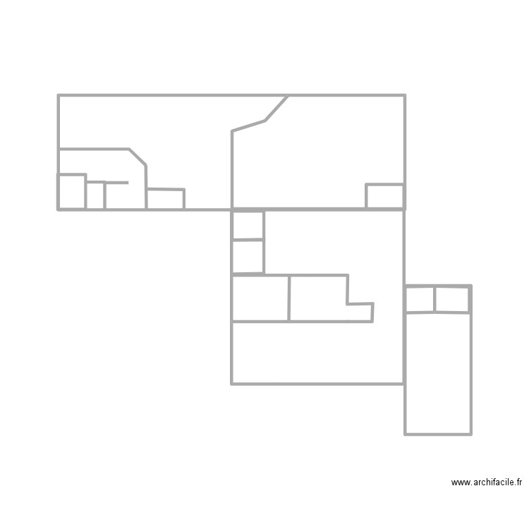 ENSEMBLE DE LOTS. Plan de 4 pièces et 1 m2