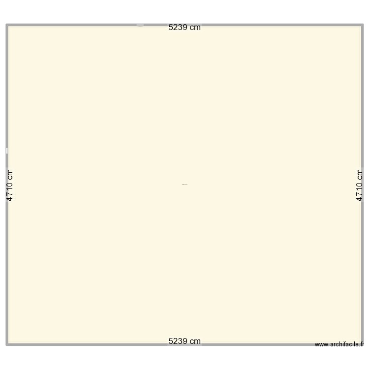 CHAMBRE BASTIEN. Plan de 1 pièce et -1827 m2