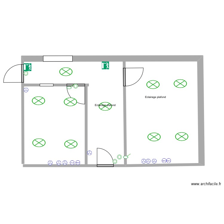 Bureau 2. Plan de 0 pièce et 0 m2