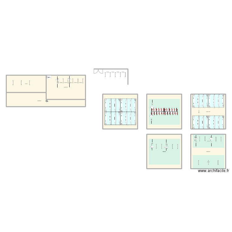 ikea evry 2. Plan de 8 pièces et 212 m2