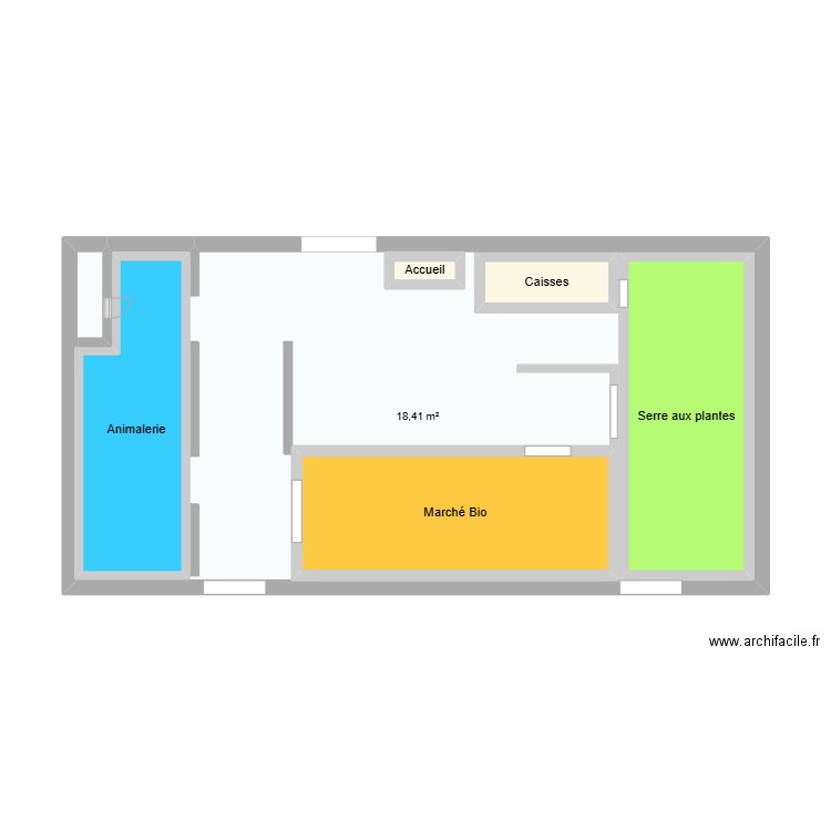 botanic. Plan de 6 pièces et 69 m2