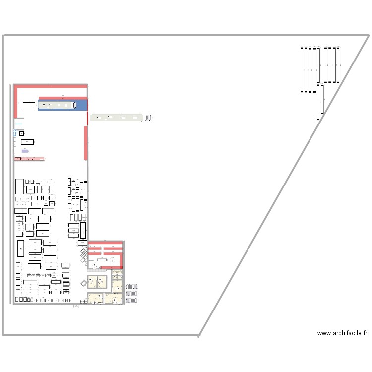 sdg7. Plan de 14 pièces et 225 m2