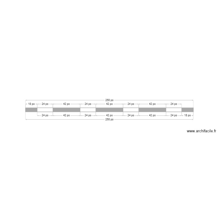 essai mur galerie 1. Plan de 0 pièce et 0 m2