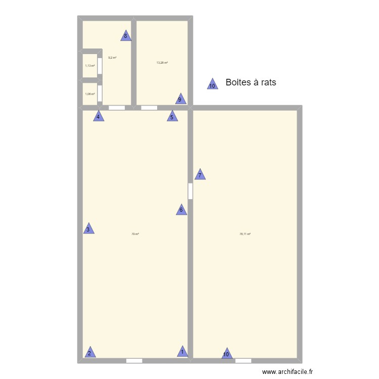 UNE MAIN TENDUE A SAINT SERVAIS. Plan de 6 pièces et 182 m2