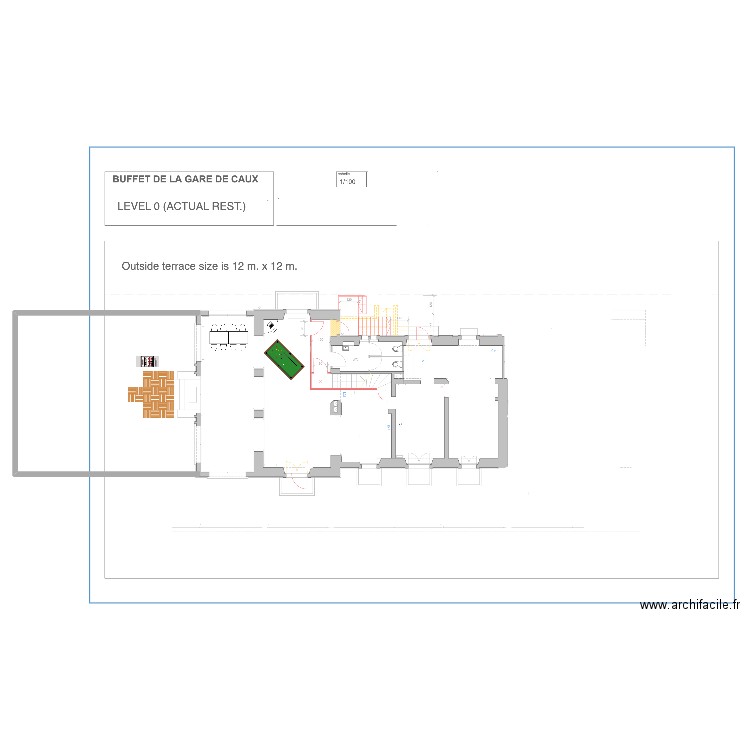 Buffet 2. Plan de 0 pièce et 0 m2