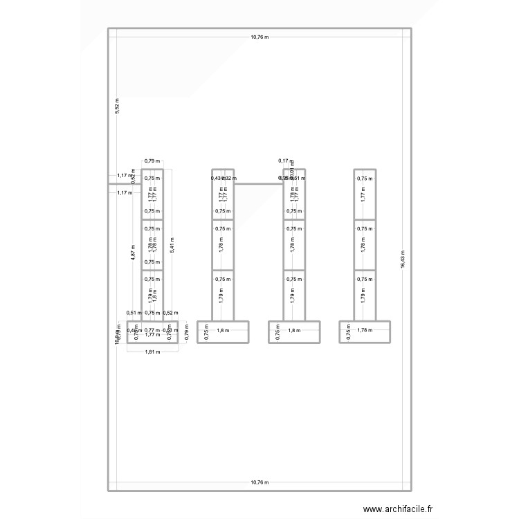 PLAN DE TABLE. Plan de 17 pièces et 192 m2