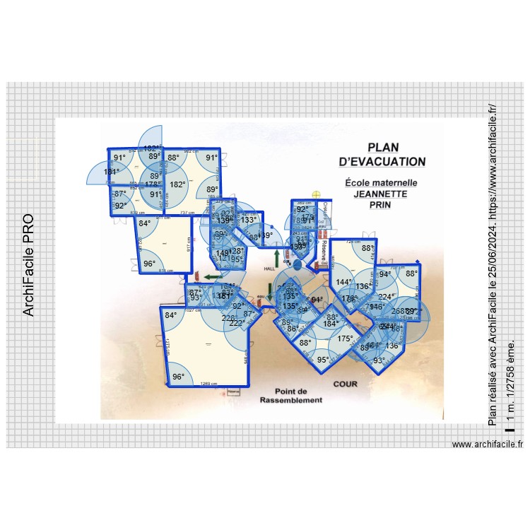 ecole san en ghoelle _9. Plan de 17 pièces et 837 m2