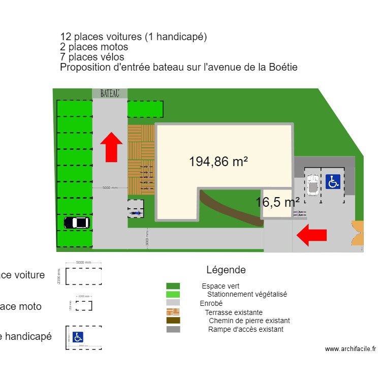 MAISON DE SANTE DIN A3. Plan de 2 pièces et 211 m2