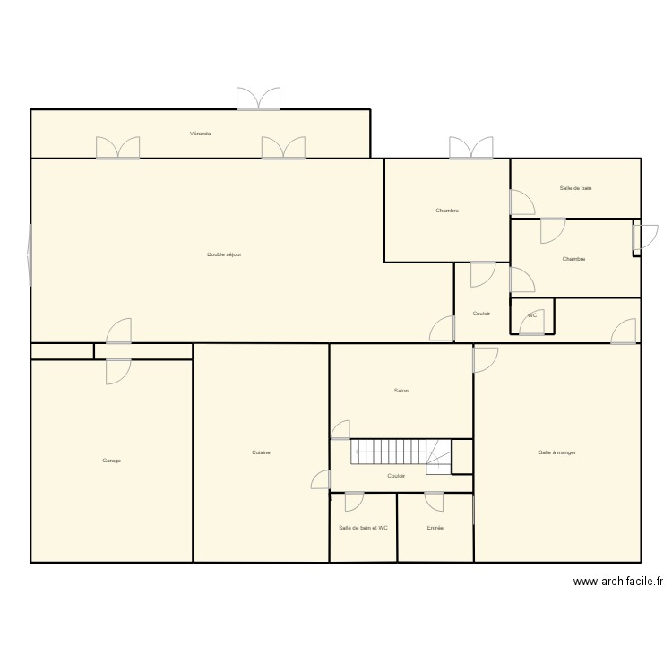 Chaus. de Bxl 7XX - Franes-lez-Gosselies / Rez de chaussée. Plan de 18 pièces et 278 m2