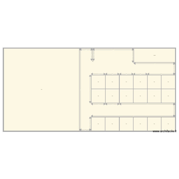 box lavalette 3. Plan de 21 pièces et 1183 m2