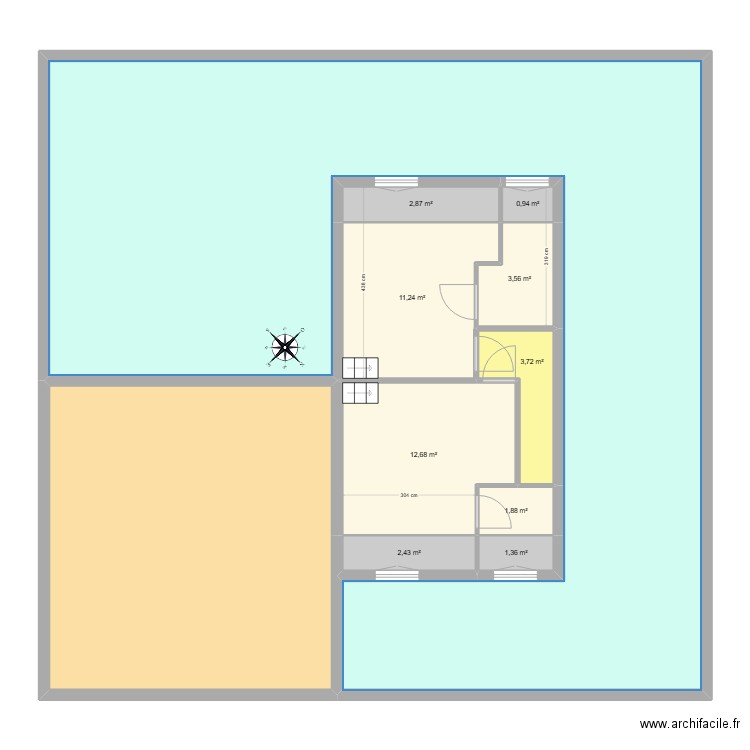 2 IMPASSE DES GRES. Plan de 11 pièces et 203 m2