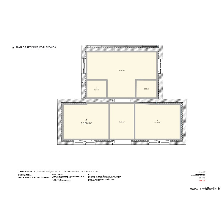 wabrechie mairie 2. Plan de 6 pièces et 79 m2