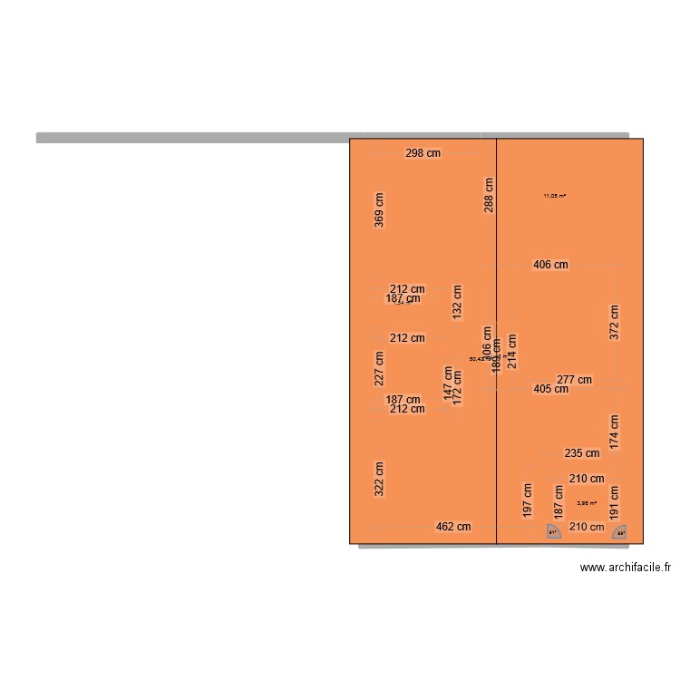 plan041024. Plan de 5 pièces et 68 m2