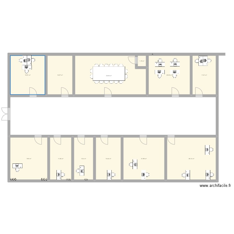 Calixar. Plan de 12 pièces et 199 m2