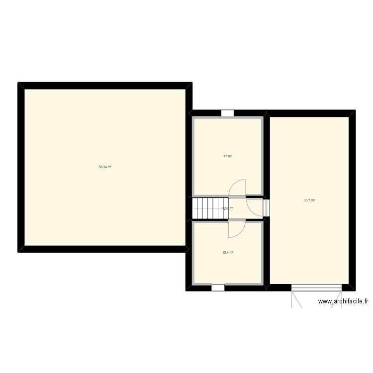 PLANS N2. Plan de 5 pièces et 116 m2