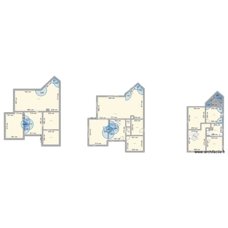 Maison Herve . Plan de 18 pièces et 282 m2