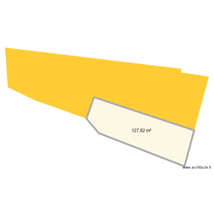 MONTIGNAC CADASTRE . Plan de 1 pièce et 128 m2